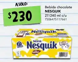 City Club Nesquik bebida chocolate oferta