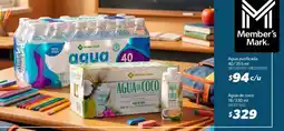 Sam's Club Member's mark agua purificada oferta