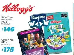 Sam's Club Kellogg's cereal froot loops gato oferta