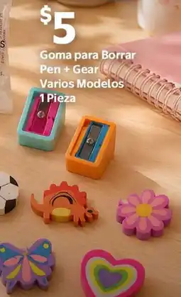 Walmart Goma para borrar pen + gear varios modelos oferta