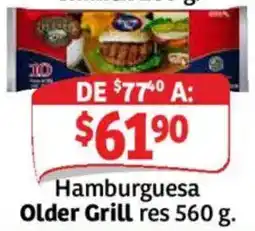 Soriana Mercado Older grill hamburguesa res oferta