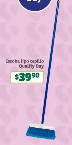 Soriana Súper Quality day escoba tipo cepillo oferta