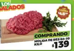 Merco Los Salados molida de res 80-20 oferta
