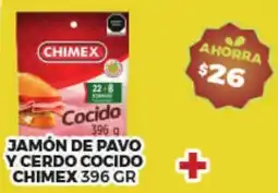 Merco chimex jamón de pavo y cerdo cocido oferta