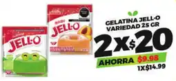 Merco Jell-O gelatina oferta