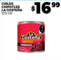 Merco La Costeña chiles chipotles adobados oferta