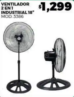 Merco ventilador 2 en 1 industrial 18" oferta