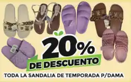 Merco toda la sandalia de temporada p/dama oferta