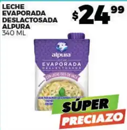 Merco alpura leche evaporada deslactosada oferta