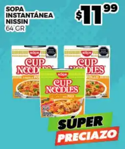 Merco Nissin Cup Noodles oferta