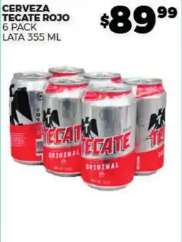 Merco Tecate Rojo oferta