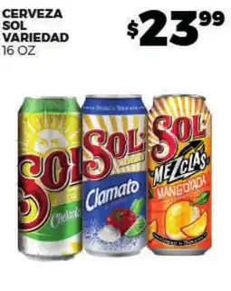 Merco Cerveza Sol Variedad oferta