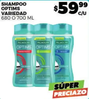 Merco Palmolive Shampoo Optims Variedad oferta
