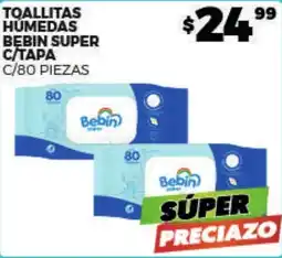 Merco Bebin Super TQallitas Humedas C/Tapa oferta