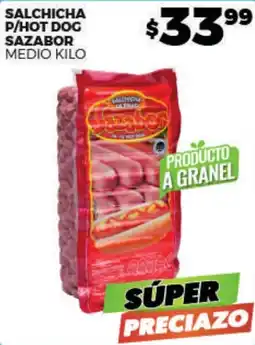 Merco Sazabor salchicha p/hot dog oferta