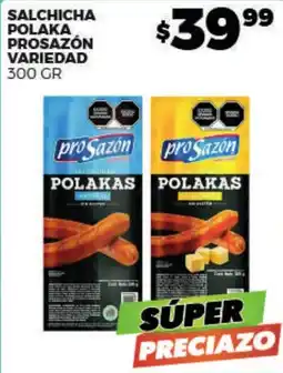 Merco proSazón salchicha polaka variedad oferta