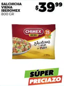 Merco Chimex Salchichas Viña de Pavo oferta