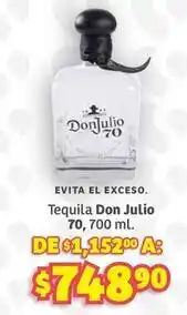 Soriana Híper Don julio - tequila 70, 700 ml oferta