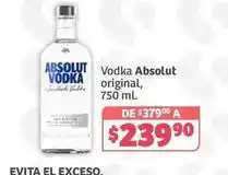 Soriana Híper Absolut - vodka original oferta