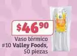 Soriana Híper Valley foods - vaso térmico #10 oferta