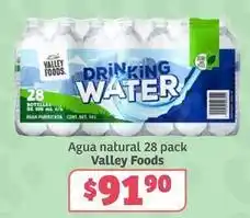 Soriana Híper Valley foods - drinking water oferta
