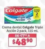 Soriana Híper Colgate - crema dental triple acción oferta