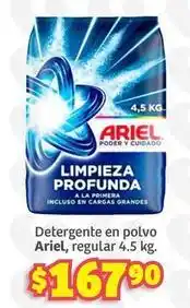 Soriana Híper Ariel - detergente en polvo limpieza profunda oferta