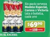 Soriana Híper Modelo - cerveza especial, corona o victoria oferta