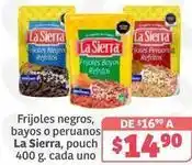 Soriana Híper La sierra - frijoles negros, bayos o peruanos oferta