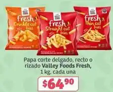 Soriana Híper Valley foods - papa corte delgado, recto o rizado oferta