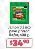 Soriana Híper Bafar - jamón clásico pavo y cerdo oferta