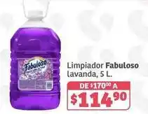 Soriana Híper Fabuloso - limpiador lavanda oferta