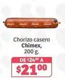 Soriana Híper Chimex - chorizo casero oferta