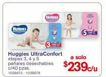 Huggies ultraconfort etapas 3, 4 y 5