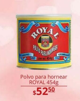 Polvo para hornear royal 454g