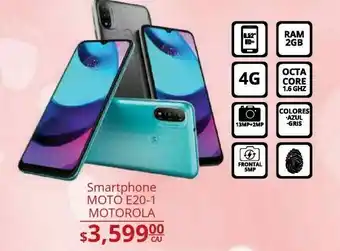 La Comer Smartphones motorola moto e20-1 oferta