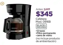 Chedraui Black+Decker Cafetera oferta