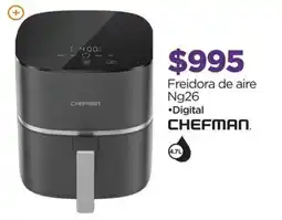 Chedraui chefman freidora de aire ng26 oferta