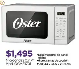 Chedraui Oster Microondas oferta