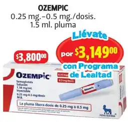 Farmacias Guadalajara Ozempic oferta