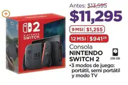 Chedraui Nintendo Switch 2 consola oferta