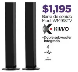 Chedraui Kiwo barra de sonido oferta