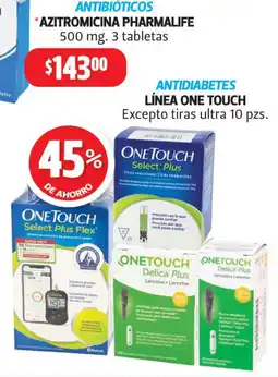Farmacias Guadalajara OneTouch Select Plus Flex oferta