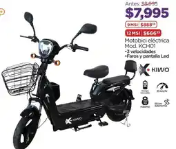 Chedraui Kiwo Motobici eléctrica Mod. KCH01 oferta