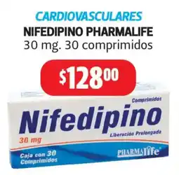 Farmacias Guadalajara Pharmalife Nifedipino oferta