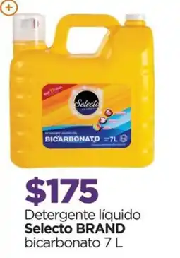 Chedraui selecto brand detergente liquido bicarbonato oferta