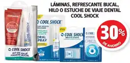 Farmacias Guadalajara Cool Shock láminas, refrescante bucal, hilo o estuche de viaje dental oferta