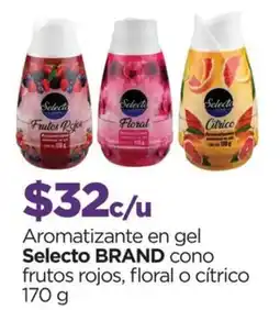 Chedraui selecto brand aromatizante en gel oferta