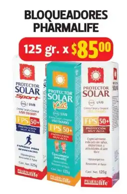 Farmacias Guadalajara Pharmalife bloqueadores solar oferta