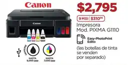 Chedraui Canon impresora oferta